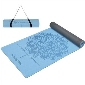 Yoga Mat, Exercise Mat Non Slip 6mm Thick,Workout Mat with Carrying Strap
